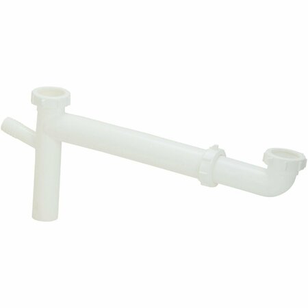 ALL-SOURCE 1-1/2 In. x 16 In. White Plastic End Outlet Waste 119WK